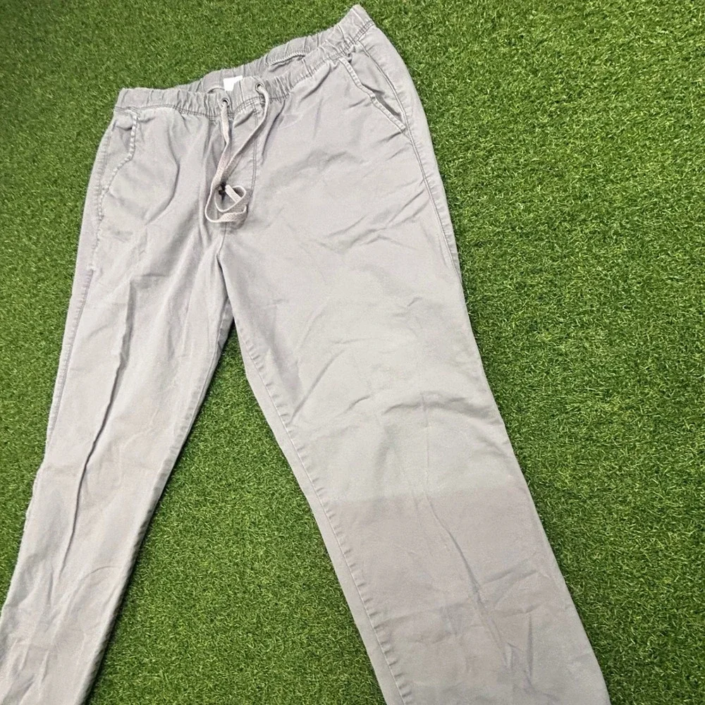 Gap for Good Mens Grey Drawstring Elastic Waist Jogger Pants Size M
